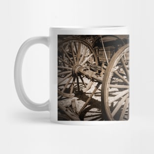 Old West Wagon Wheels Mug